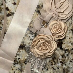 Pregnancy maternity belt sash Ivory For Maternity Shoot / Baby shower